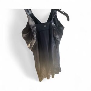 lululemon athletica Black and Gray Tank Top